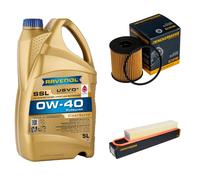 DENCKERMANN Controllo Set 5L RAVENOL SSL 0W-40 per MINI Mini Cooper One