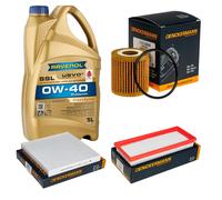 DENCKERMANN Controllo Set 5L RAVENOL SSL 0W-40 per Smart Fortwo Coupe 0.8 CDI
