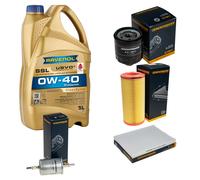 DENCKERMANN Controllo Set 5L RAVENOL SSL 0W-40 per VW Lupo 1.4 FSI