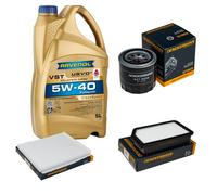 DENCKERMANN Controllo Set 5L RAVENOL Turbo VST 5W-40 per KIA Cee'D 1.6 GT Pro