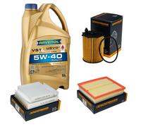 DENCKERMANN Controllo Set 5L RAVENOL Turbo VST 5W-40 per Peugeot 208