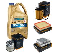 DENCKERMANN Controllo Set 5L RAVENOL Turbo VST 5W-40 per Peugeot 208