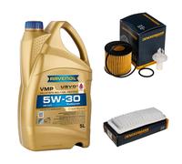 DENCKERMANN Controllo Set 5L RAVENOL VMP 5W-30 per Daihatsu Sirion 1.5