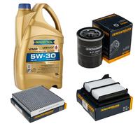 DENCKERMANN Controllo Set 5L RAVENOL VMP 5W-30 per Honda Jazz II 1.4i-DSi
