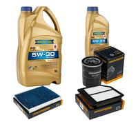 DENCKERMANN Controllo Set 6 L RAVENOL 5W-30 per Honda Civic VIII