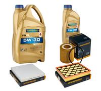 DENCKERMANN Controllo Set 6 L RAVENOL FO 5W-30 per Ford Ranger 2.0 EcoBlue 4x4