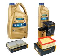 DENCKERMANN Controllo Set 6 L RAVENOL FO 5W-30 per Mazda 2 1.6 MZ-CD