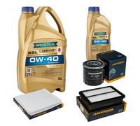 DENCKERMANN Controllo Set 6 L RAVENOL SSL 0W-40 per KIA Ceed 1.6