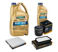 DENCKERMANN Controllo Set 6 L RAVENOL Turbo VST 5W-40 per KIA Cee'D 1.6 GT Pro