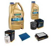 DENCKERMANN Controllo Set 6 L RAVENOL Turbo VST 5W-40 per KIA Sportage 1.6 GDi