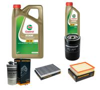 DENCKERMANN Controllo Set 6L CASTROL EDGE 5W-30 C3 Per Audi A6 1.9 TDI