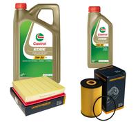 DENCKERMANN Controllo Set 6L CASTROL EDGE 5W-30 C3 Per Audi A8 3.3 TDI