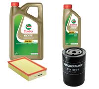 DENCKERMANN Controllo Set 6L CASTROL EDGE 5W-30 C3 Per Audi Cabriolet 1.9