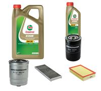 DENCKERMANN Controllo Set 6L CASTROL EDGE 5W-30 C3 Per Audi Cabriolet 1.9