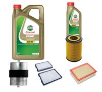 DENCKERMANN Controllo Set 6L CASTROL EDGE 5W-30 C3 Per BMW 5 Serie 523i 520i