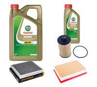 DENCKERMANN Controllo Set 6L CASTROL EDGE 5W-30 C3 Per Chevrolet Aveo