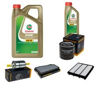DENCKERMANN Controllo Set 6L CASTROL EDGE 5W-30 C3 Per Chevrolet Evanda