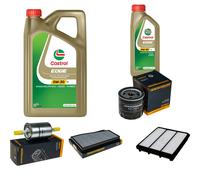 DENCKERMANN Controllo Set 6L CASTROL EDGE 5W-30 C3 Per Chevrolet Evanda