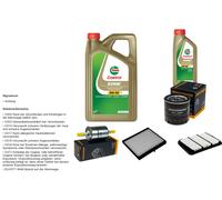 Denckermann Controllo Set 6L castrol edge 5W-30 C3 per Chevrolet Nubira