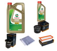 DENCKERMANN Controllo Set 6L CASTROL EDGE 5W-30 C3 Per Dacia Duster