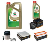 DENCKERMANN Controllo Set 6L CASTROL EDGE 5W-30 C3 Per Dacia Duster