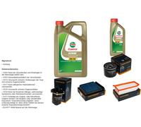 DENCKERMANN Controllo set 6L CASTROL EDGE 5W-30 C3 per Dacia Duster