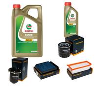 DENCKERMANN Controllo Set 6L CASTROL EDGE 5W-30 C3 Per Dacia Duster