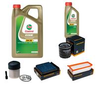 DENCKERMANN Controllo Set 6L CASTROL EDGE 5W-30 C3 Per Dacia Duster