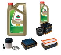 DENCKERMANN Controllo Set 6L CASTROL EDGE 5W-30 C3 Per Dacia Duster