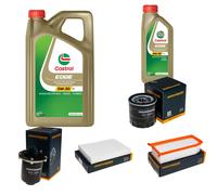 DENCKERMANN Controllo Set 6L CASTROL EDGE 5W-30 C3 Per Dacia Lodgy 1.5 dCi