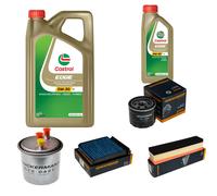 DENCKERMANN Controllo Set 6L CASTROL EDGE 5W-30 C3 Per Dacia Logan MCV 1.5