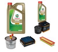 DENCKERMANN Controllo Set 6L CASTROL EDGE 5W-30 C3 Per Dacia Logan MCV 1.5