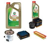 DENCKERMANN Controllo Set 6L CASTROL EDGE 5W-30 C3 Per Dacia Logan MCV 1.5