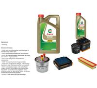 DENCKERMANN Controllo set 6L CASTROL EDGE 5W-30 C3 per Dacia Logan MCV 1.5