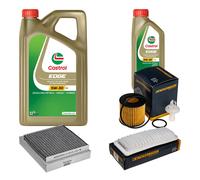 DENCKERMANN Controllo Set 6L CASTROL EDGE 5W-30 C3 Per Daihatsu Sirion 1.3