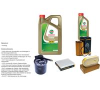 Denckermann Controllo Set 6L castrol edge 5W-30 C3 per Di Gle