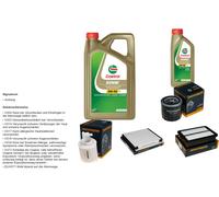 Denckermann Controllo Set 6L castrol edge 5W-30 C3 per di Kia Ceed 1.6