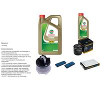 Denckermann Controllo Set 6L castrol edge 5W-30 C3 per di Mazda