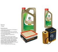 Denckermann Controllo Set 6L castrol edge 5W-30 C3 per di Nissan NP300