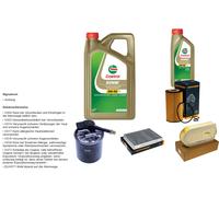 Denckermann Controllo Set 6L castrol edge 5W-30 C3 per Di Sam