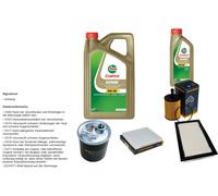 Denckermann Controllo Set 6L castrol edge 5W-30 C3 per Dodge Caliber Jeep