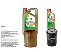 Denckermann Controllo Set 6L castrol edge 5W-30 C3 per Fiat Doblo 1.6