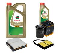DENCKERMANN Controllo Set 6L CASTROL EDGE 5W-30 C3 Per Honda Civic VII