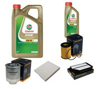 DENCKERMANN Controllo Set 6L CASTROL EDGE 5W-30 C3 Per Honda Civic VIII