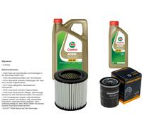Denckermann Controllo Set 6L castrol edge 5W-30 C3 per Honda Cr-V II