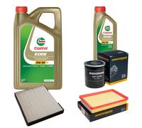 DENCKERMANN Controllo Set 6L CASTROL EDGE 5W-30 C3 Per Hyundai Coupe 2.0 GLS