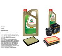 DENCKERMANN Controllo set 6L CASTROL EDGE 5W-30 C3 per Hyundai Elantra