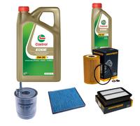 DENCKERMANN Controllo Set 6L CASTROL EDGE 5W-30 C3 Per Hyundai I30 1.6 CDI