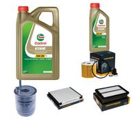 DENCKERMANN Controllo Set 6L CASTROL EDGE 5W-30 C3 Per Hyundai I30 Kombi 1.6