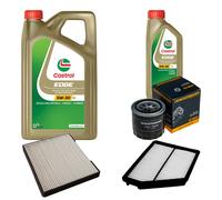 DENCKERMANN Controllo Set 6L CASTROL EDGE 5W-30 C3 Per Hyundai Matrix 1.6